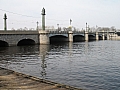 Ушаковский мост через реку Большая Невка в Санкт-Петербурге