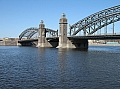 Мост Петра Великого, Большеохтинский мост через реку Нева в Санкт-Петербурге