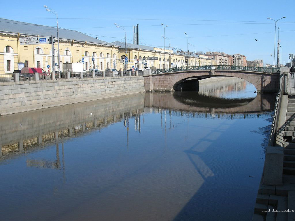 Балтийский мост через Обводный канал в Санкт-Петербурге