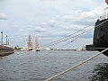 Парусная регата в Санкт-Петербурге, снимок сделан от Ледокола Красин