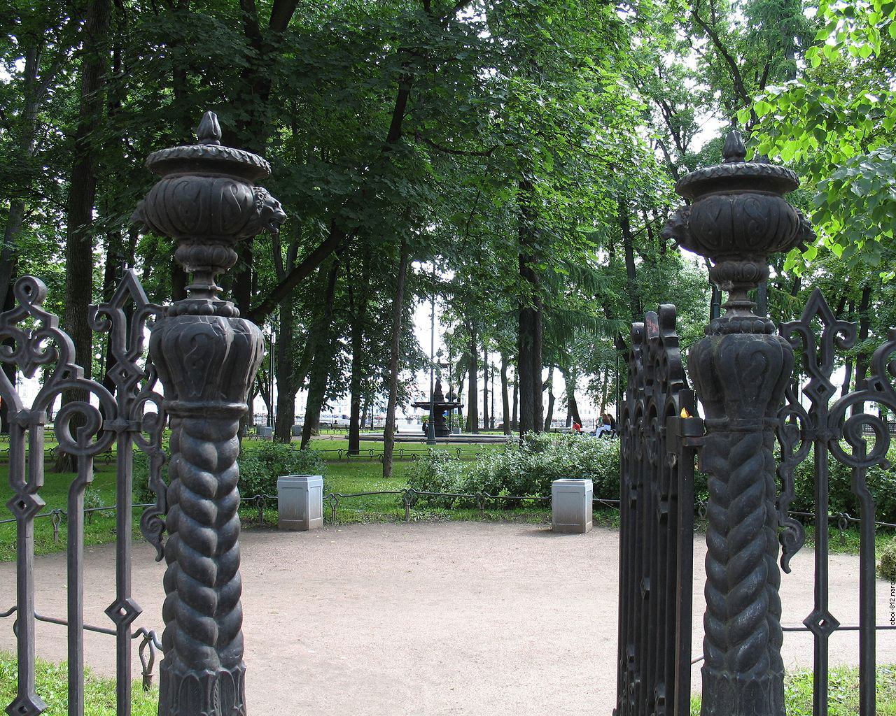 Румянцевский сад, Васильевский остров, Санкт-Петербург