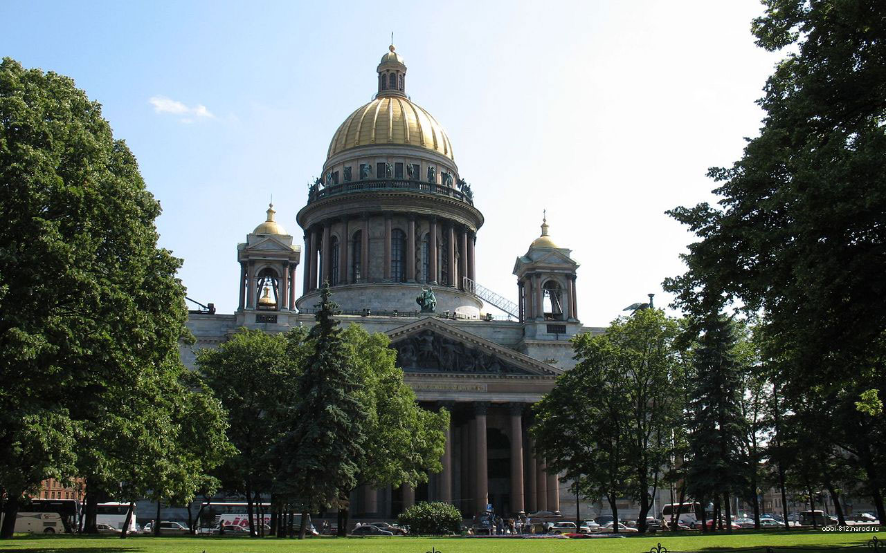 Александровский сад, Исаакиевский собор, Санкт-Петербург